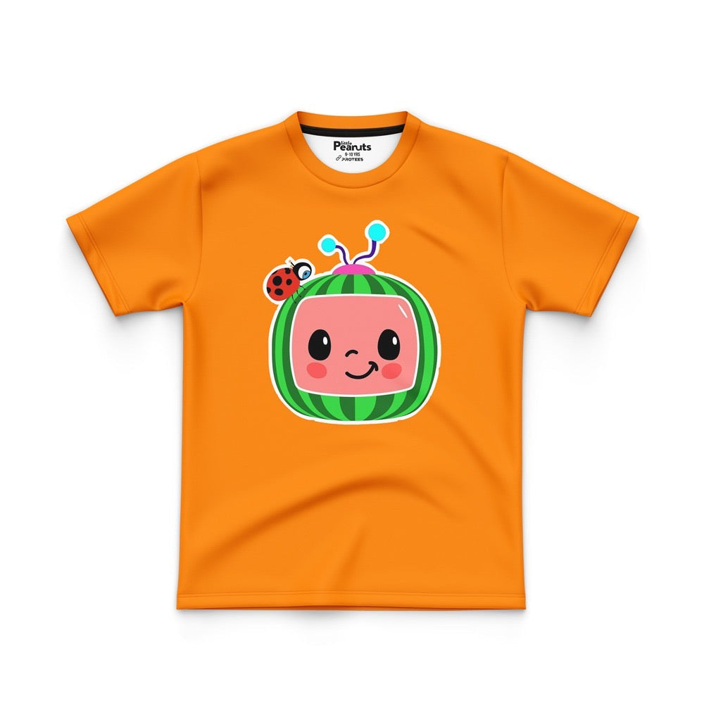 DIGITAL POLYESTER - ORANGE COCOMELON TEE DG01066FP