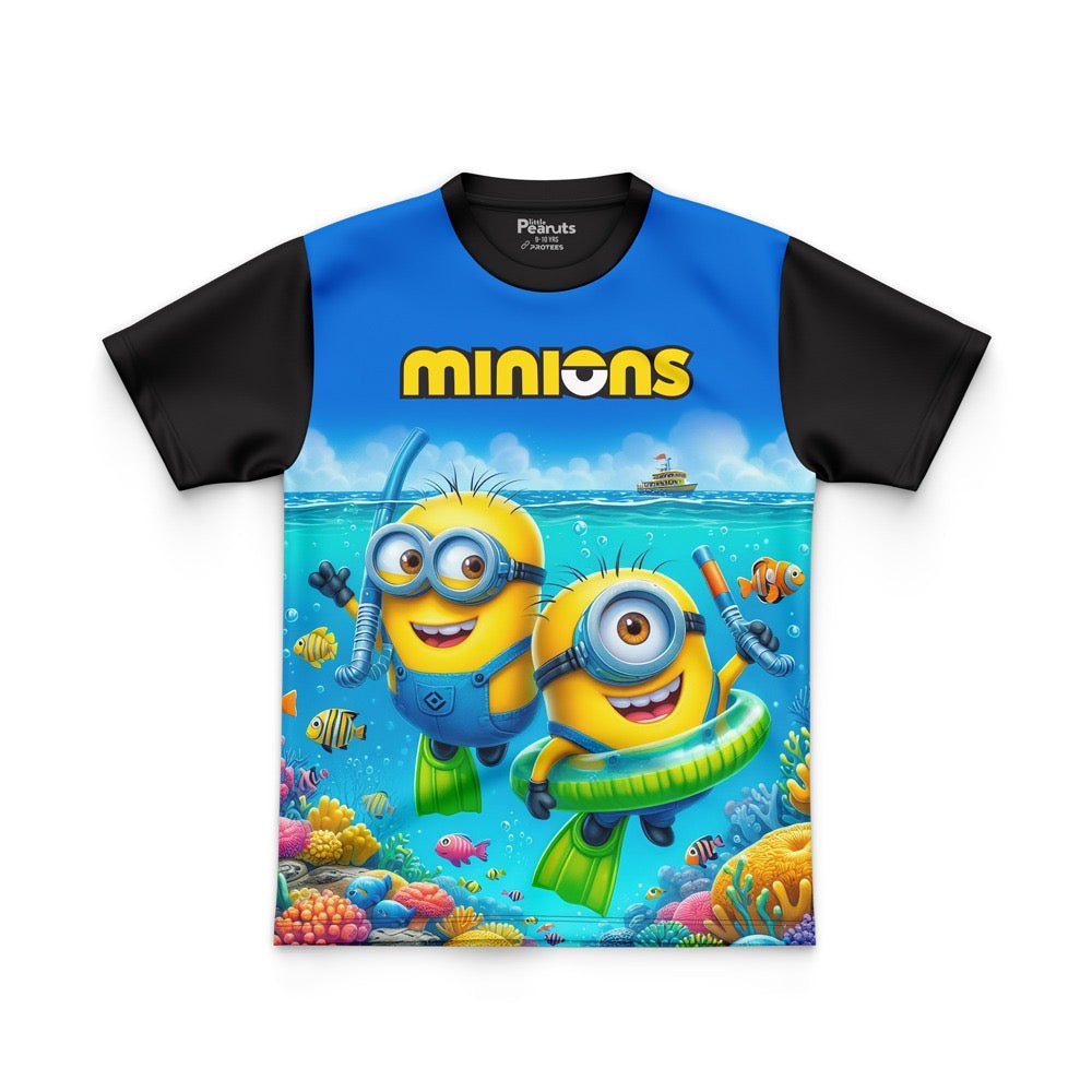 DIGITAL POLYESTER - MINIONS IN WATER TEE DG010258FP