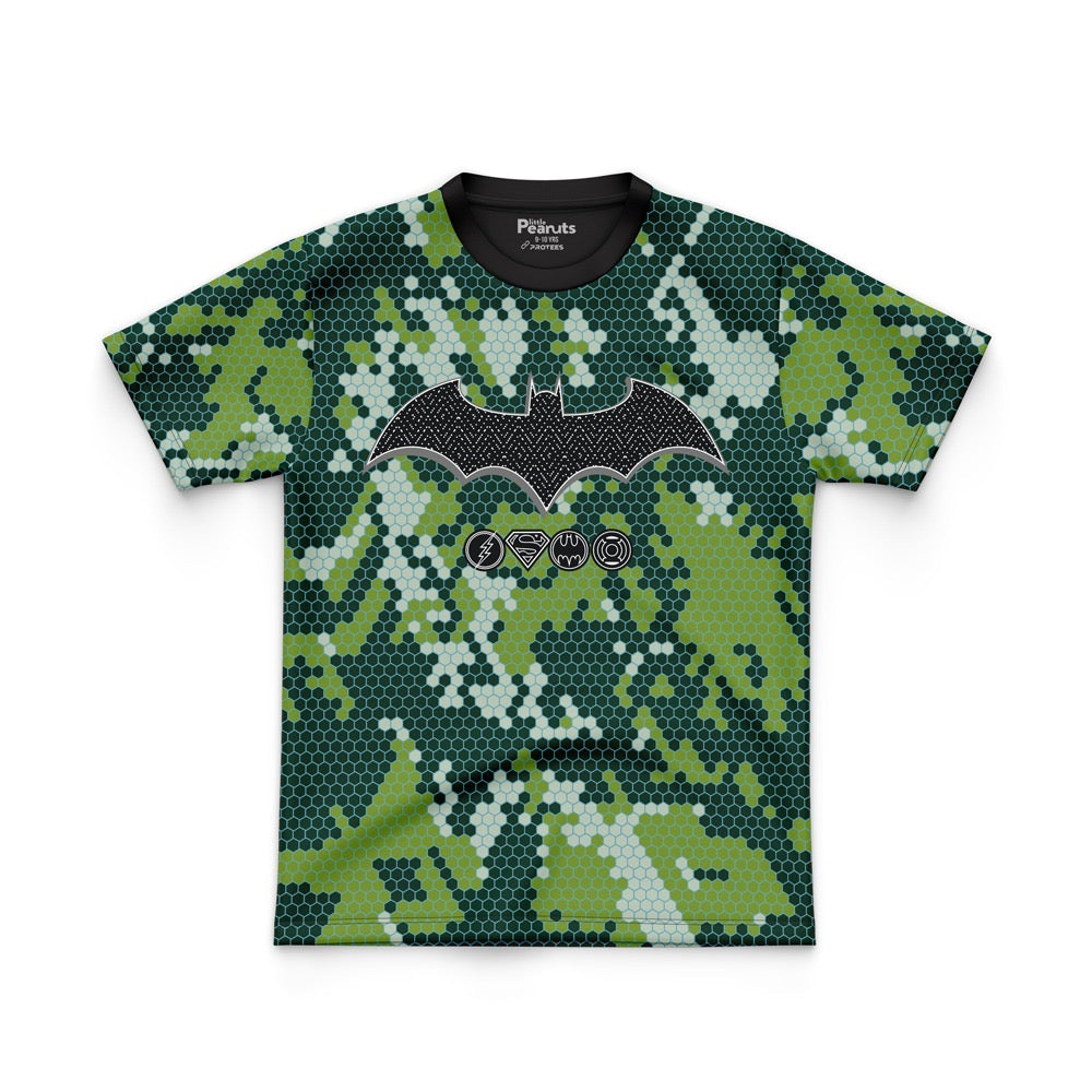 DIGITAL POLYESTER - GREEN CAMO BATMAN TEE DG01062AO