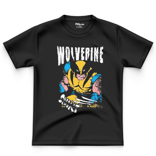 BLACK COTTON- WOLVERINE X-MAN TEE