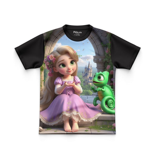 DIGITAL POLYESTER - RAPUNZEL & PASCAL TEE DG01066FP