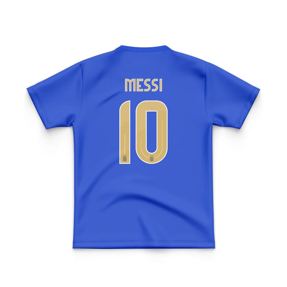 FOOTBALL POLYESTER - MESSI ARGENTINA AWAY JERSEY