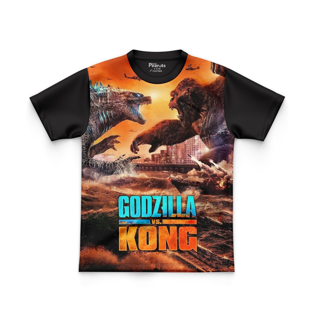 DIGITAL POLYESTER -  KING KONG vs GODZILA TEE DG010123FP