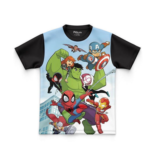 DIGITAL POLYESTER - BABY AVENGERS TEAM TEE DG010250FP