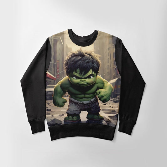 DIGITAL POLYESTER SWEATSHIRT - BABY HULK