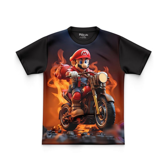 DIGITAL POLYESTER - MARIO ON BIKE TEE DG010246FP