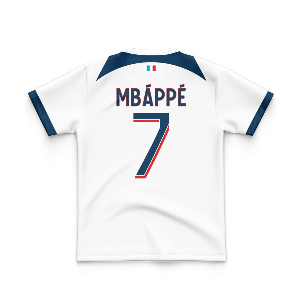 FOOTBALL POLYESTER - MBAPPE PSG AWAY JERSEY