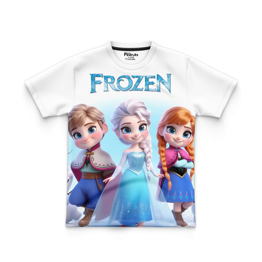 DIGITAL POLYESTER - FROZEN CHARACTERS TEE DG010190FP