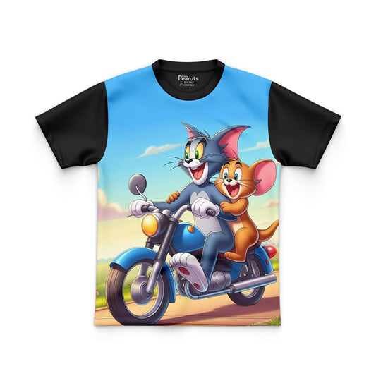 DIGITAL POLYESTER - TOM & JERRY BIKE TEE DG010128FP