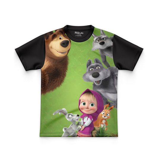 DIGITAL POLYESTER - MASHA & FRIENDS TEE DG01032FP