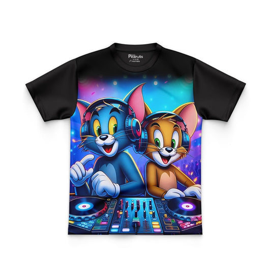 DIGITAL POLYESTER - TOM & JERRY MUSIC TEE DG010191FP