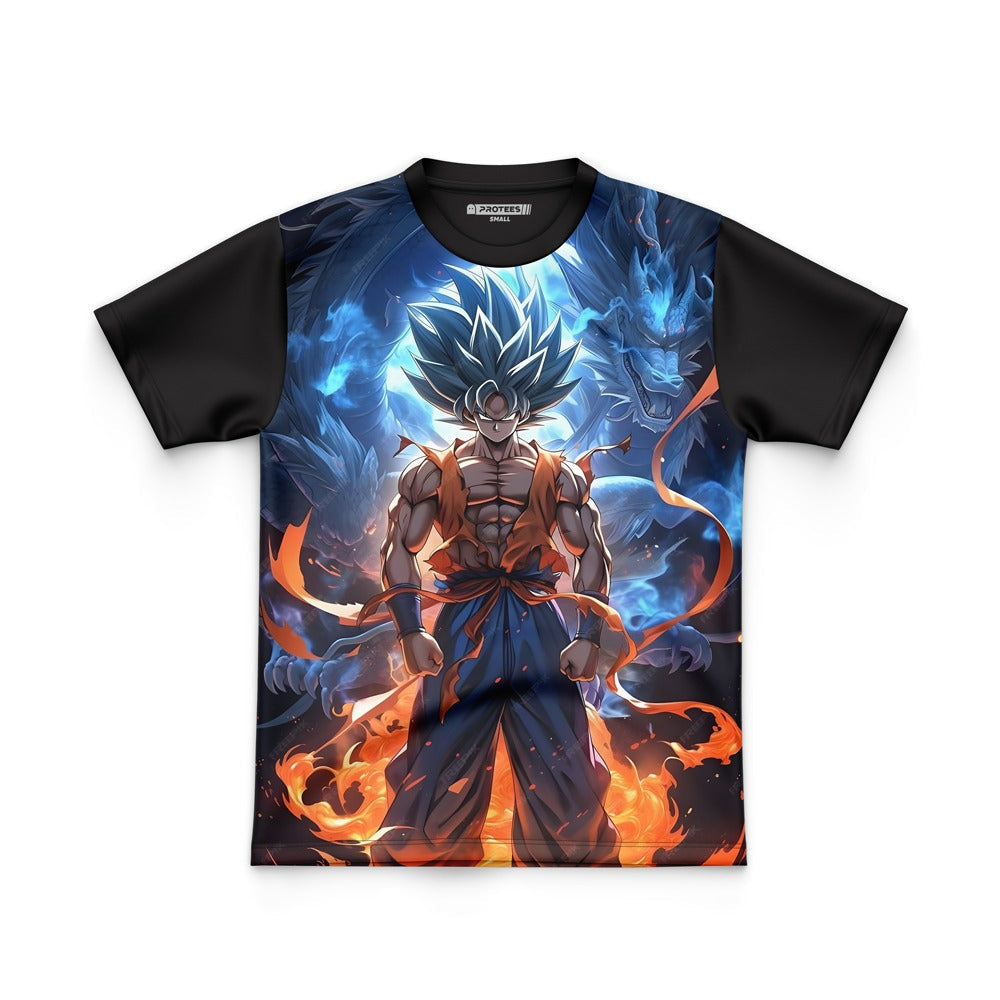 DIGITAL POLYESTER - SUPER SAIYAN BLUE KAKAROT TEE DG010152FP