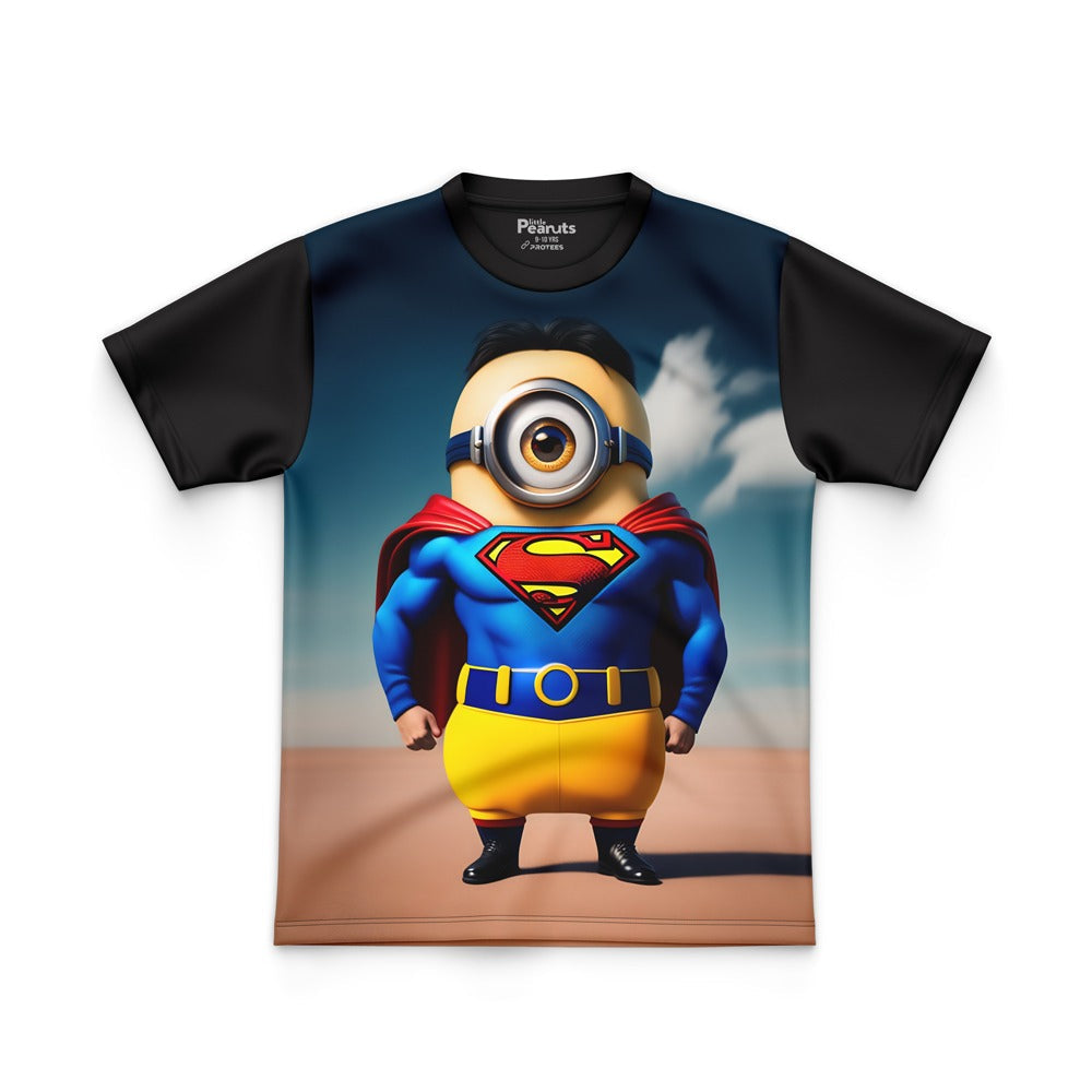 DIGITAL POLYESTER - MINION SUPERMAN TEE DG010185FP