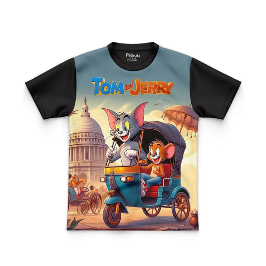 DIGITAL POLYESTER - TOM & JERRY AUTO TEE DG010128FP