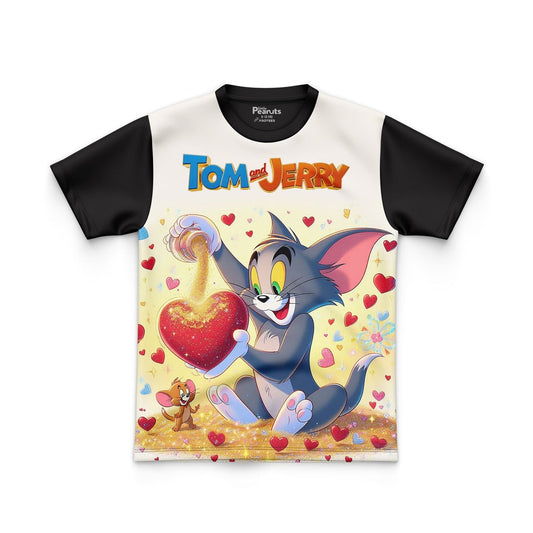 DIGITAL POLYESTER - TOM & JERRY LOVE TEE DG010128FP