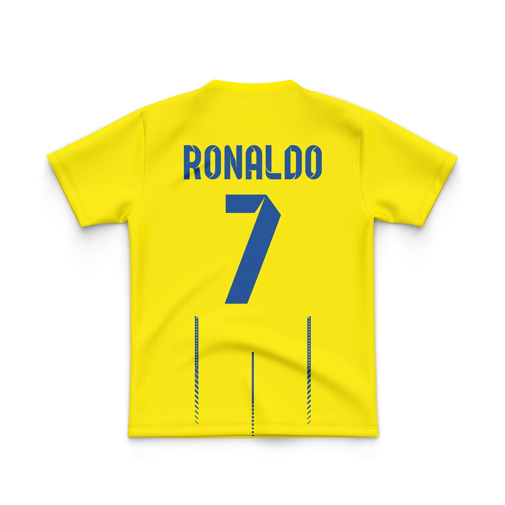 FOOTBALL POLYESTER - CR RONALDO AL NASAR HOME JERSEY